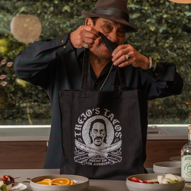 Black Canvas Tote with Machete Logo - The Pepper Pantry (Formerly Marie Sharp's)
